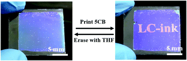 Graphical abstract: Printable photonic polymer coating based on a monodomain blue phase liquid crystal network
