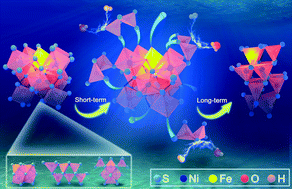 Graphical abstract: Phase reconfiguration of multivalent nickel sulfides in hydrogen evolution