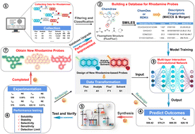 Graphical abstract: Enhancing fluorescent probe design through multilayer interaction convolutional networks: advancing biosensing and bioimaging precision